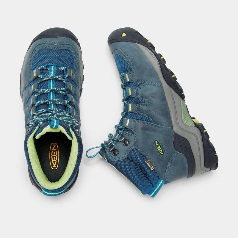 Keen Gypsum II Waterproof Mid - Kadın Trekking Bot - Lacivert - Türkiye (924073XPK)